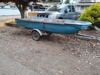 12 Ft Fiberglass boat