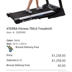 Xterra Treadmill 