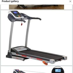 Sunny Health & Fitness Folding Incline Treadmill With Tablet And Device Holder - SF-T4400 For Sale