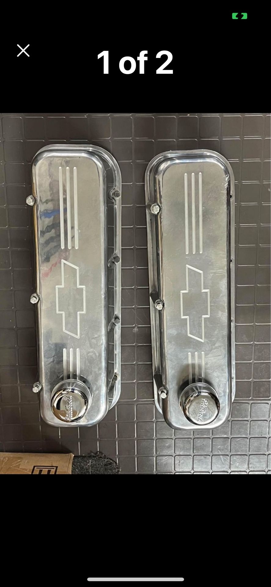 Chevy Big Block Aluminum Valve Covers With Breathers 