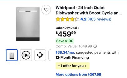 Whirpool Dishwasher
