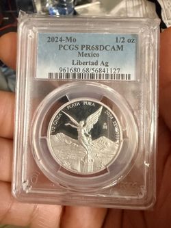 2024 1/2 oz Libertad proof 68 pcgs