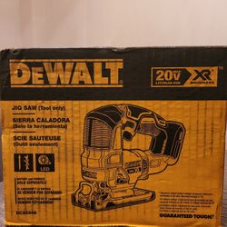 NEW DEWALT 20V XR JIGSAW TOOL ONLY 