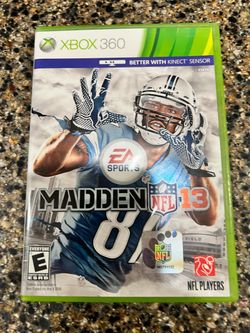 Xbox 360 Video Game Bundle – Kinect Adventures & Madden NFL 13 – 2 Games