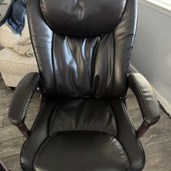 Leather Office Chair- Perfect Working Condition 