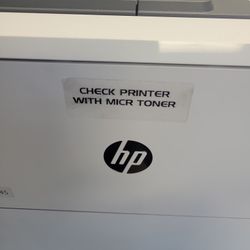 Hp Laser CHECK PRINTER WITH MAGNETIC TONER 
