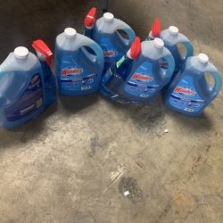 Windex Original Glass Cleaner  and extra Spray Bottles