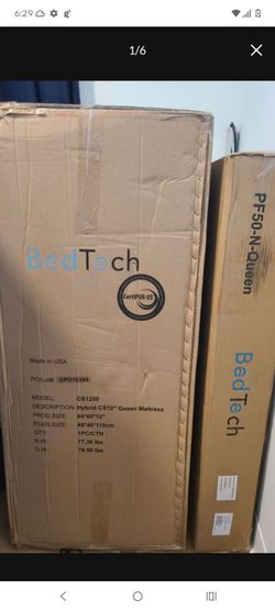 New queen mattress and new platform bed