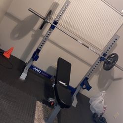 Squat Rack And Bench