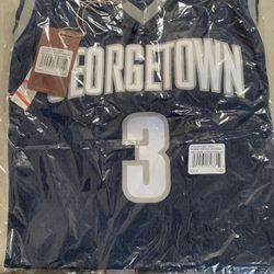 NCAA Basketball Jersey Gerogetown #3 Allen Iverson XL