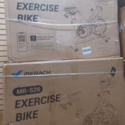 Merach Excersize Bike With Screen.   MR- S26. $199. BRAND NEW 