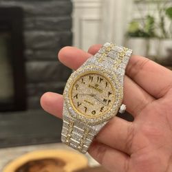 Two Tone Iced Out AP Watch – Brand New | Certified Diamonds 🔥