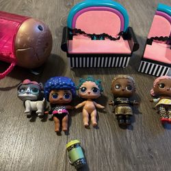 LOL Surprise! Bundle of Dolls and Accessories and Furniture