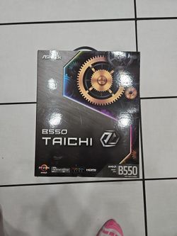 ASRock B550 Taichi Motherboard AMD B550 AM4 DDR4 Ryzen M.2 ATX USB3.2 SPDIF HDMI