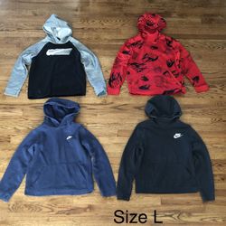Nike sweatshirts - Youth size L.  $15 ea/ all for $50