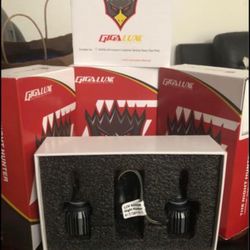 BRAND NEW IN BOX GIGALUX ULTRA HB3 9005 LED Headlight Bulbs, 12000lm Xtreme Bright High Low Halogen Bulb Replacement