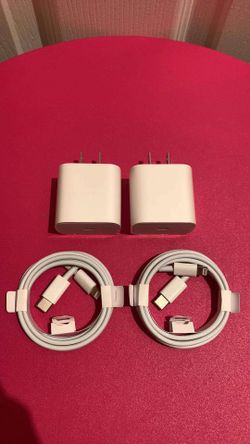 2 Brand New 20Watts Original Apple IPhone C-Type Fast Chargers