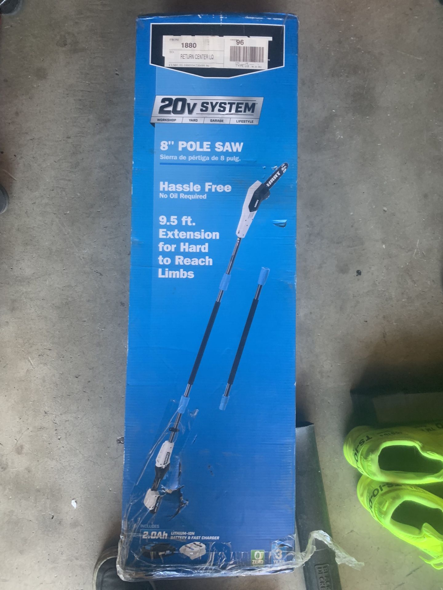 Pole Saw 8* 9.5 Feet