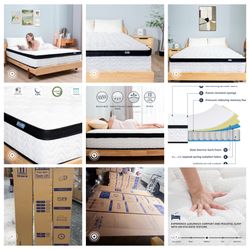 Full&queen  Memory foam and spring mattress.