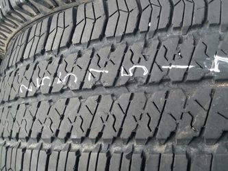 255 75 17 four Goodyear truck tires $20 each