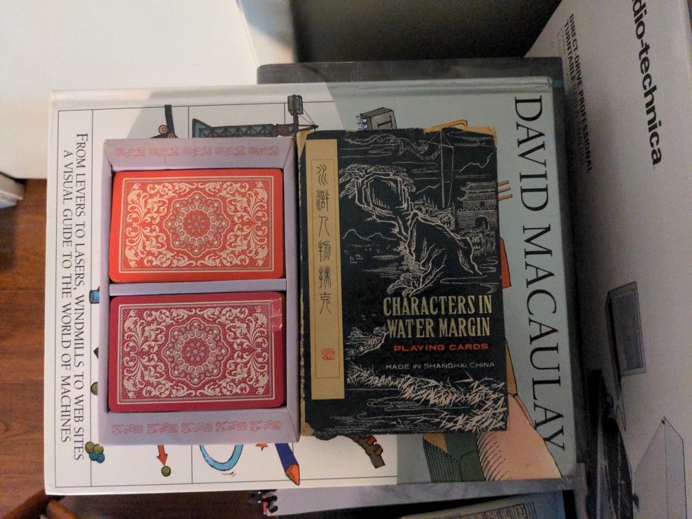 "Characters In Water Margin" Shanghainese Playing Cards