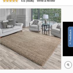 Thomasville Shag Rug From Costco Tan/Sand LIKE NEW