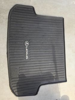 Lexus OEM Black Rubber Cargo Mat