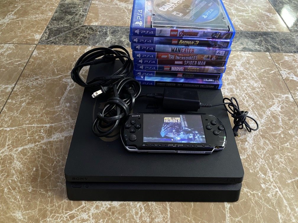 Ps4 Slim, Psp & Games