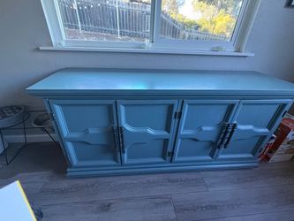 Painted Wood Buffet / Sideboard / Credenza – 62” Long