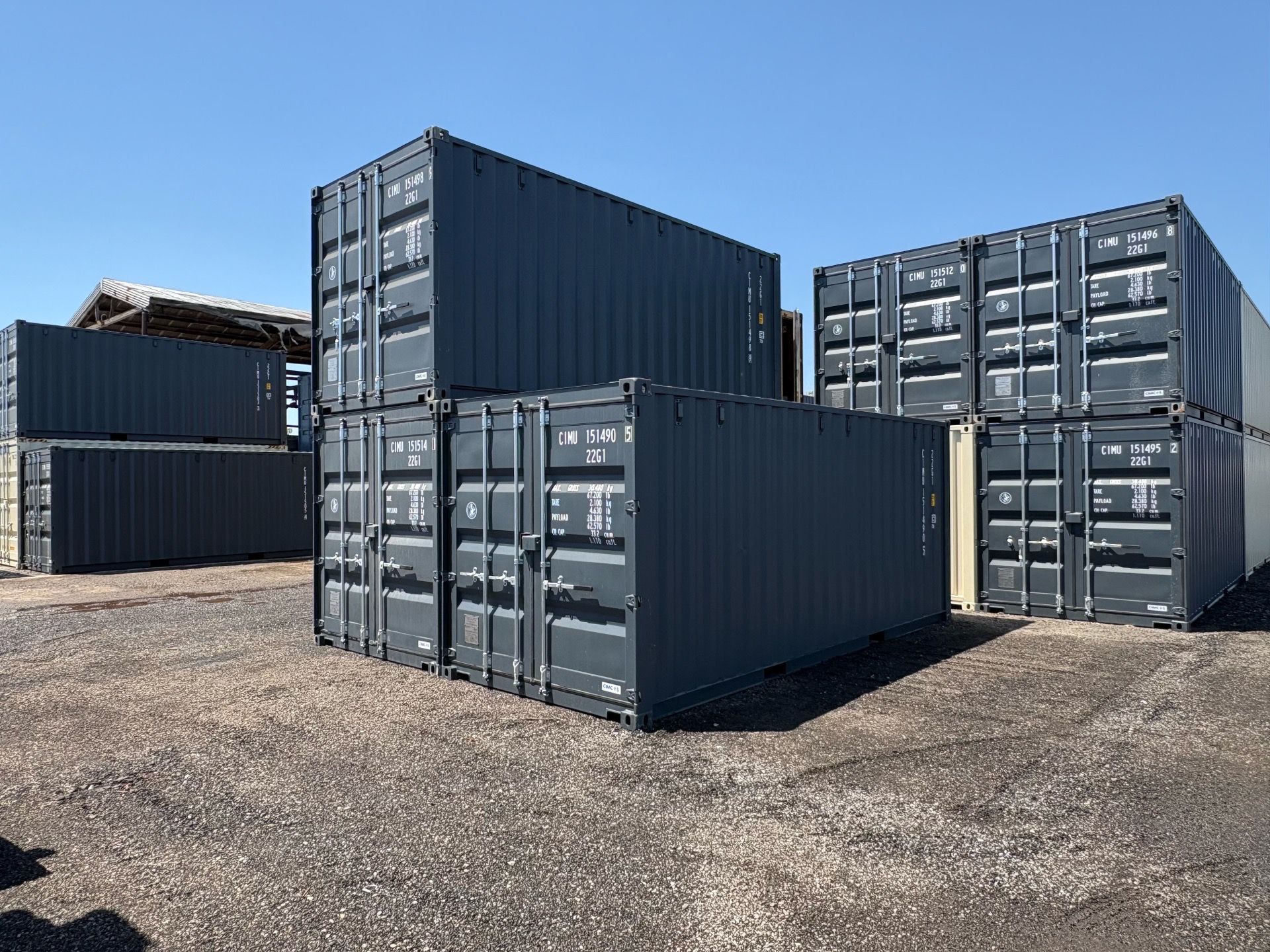 20 FOOT NEW 1-TRIP CONTAINER STD SHED,STORAGE,SHIPPING,CONEX