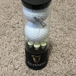 Golf Ball / Tee Gift Set - Guinness 