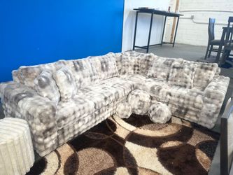 L shape couch new modular