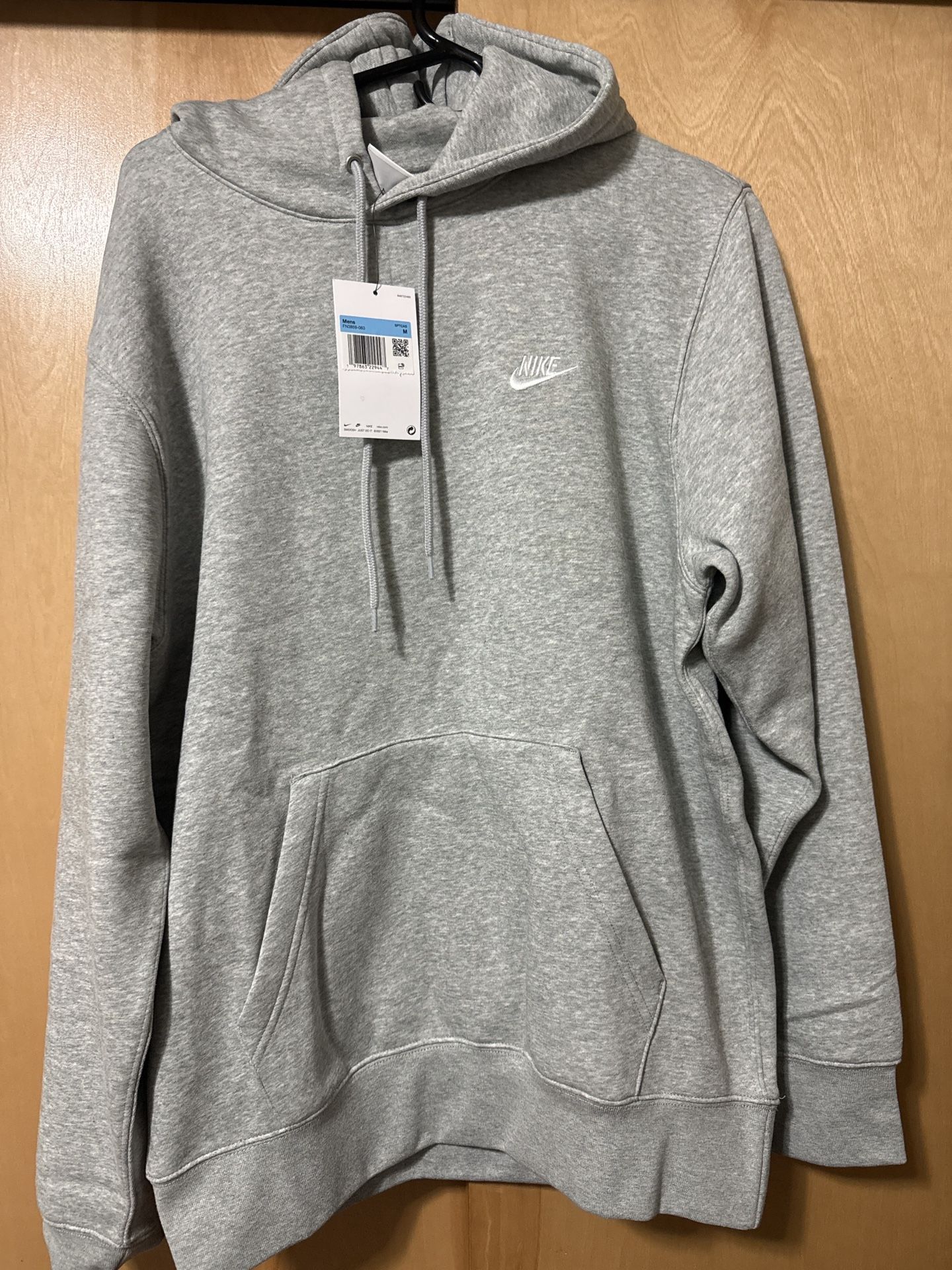 Nike Men’s Pullover Hoodie Gray Size M