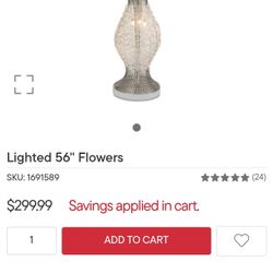 Lighted 56'' Flowers
