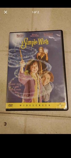 A Simple Wish DVD Widescreen
