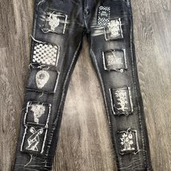 Mens Rebel Jeans Sz 38