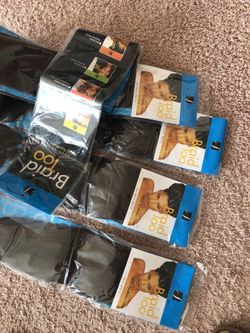 Six brand new Hair Extensions for braid. By Sensationnell Braid Too. Color M30/1B Buy 3 for $5 and all 6 for $10