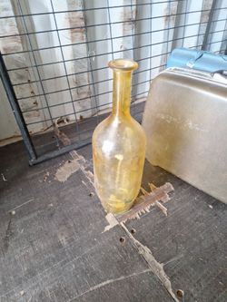 Vintage glass bottle