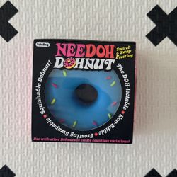 Authentic Schylling NeeDoh Dohnut (Pink/Blue Sprinkles) - Brand New