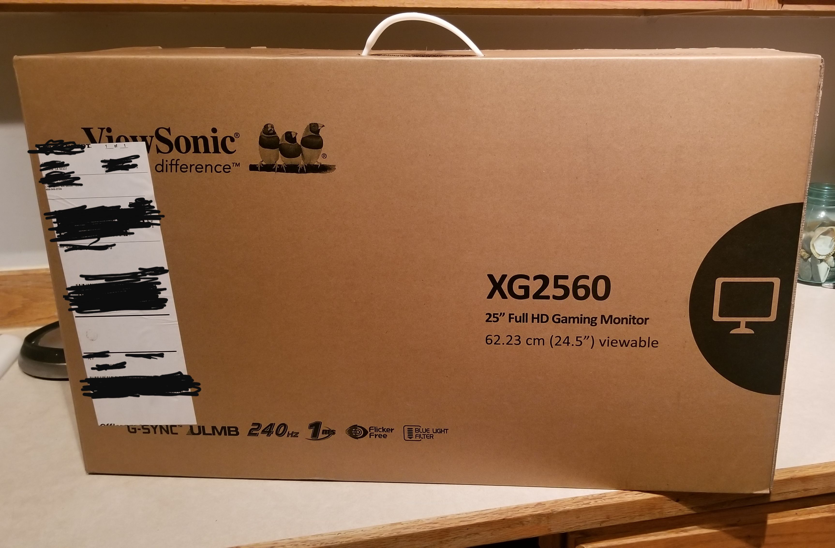 Viewsonic XG2560 244hz G-sync Gaming Monitor