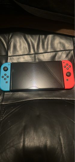 Nintendo Switch OLED with Neon Joy-Cons
