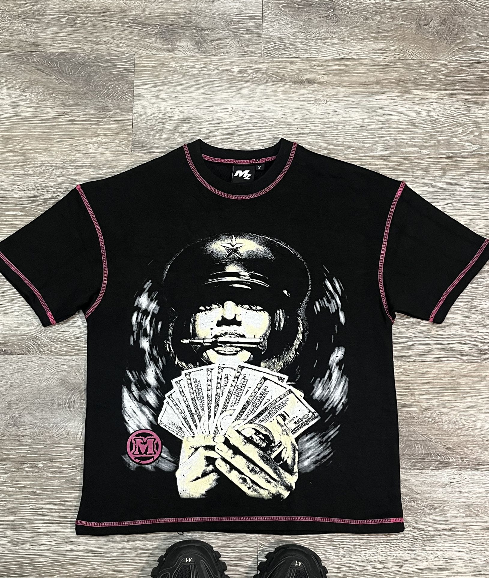 PINK CASH ONLY TEE