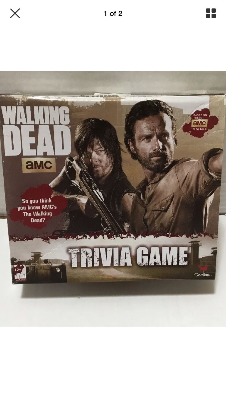 AMC The Walking Dead Trivia Board Game Cardinal - Complete