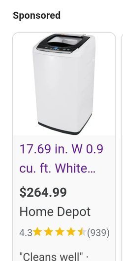 Mini washing machine Black+Decker