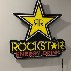 Rockstar 40” Light Up Sign 