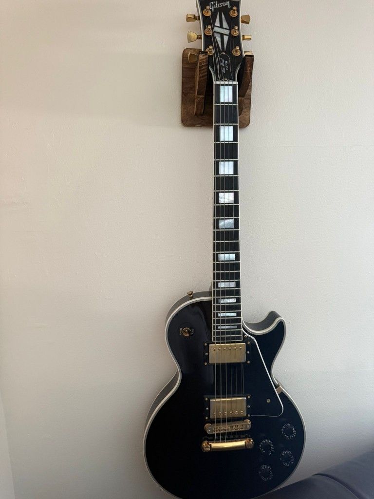 Gibson Custom Shop Les Paul Custom Black Beauty VOS BLACK Solid Body Electric Guitar