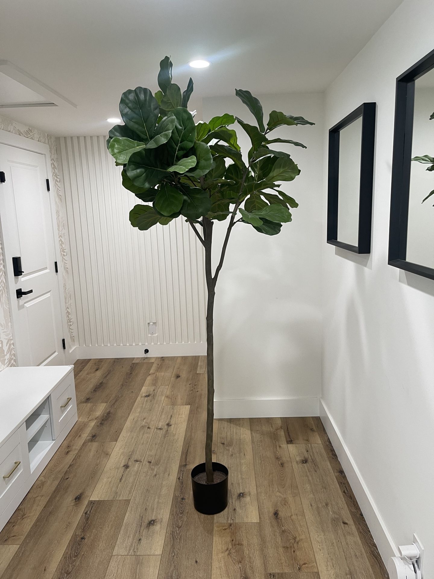 Faux Fiddle Leaf Fig Tree 72 Inch Fake Indoor Plant