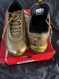Nike Air Max 97 Gold Sneakers Size 9.5