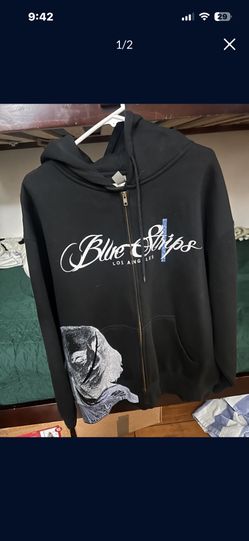 SDL Blue Strips Zip Up