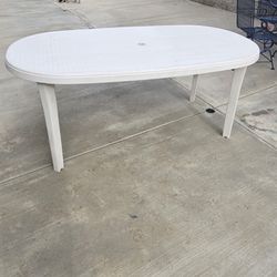 White Table